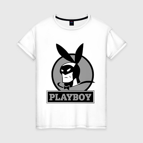 Женская футболка Playboy (Человек-кролик) / Белый – фото 1