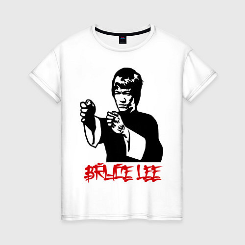 Женская футболка Bruce Lee: Karate / Белый – фото 1