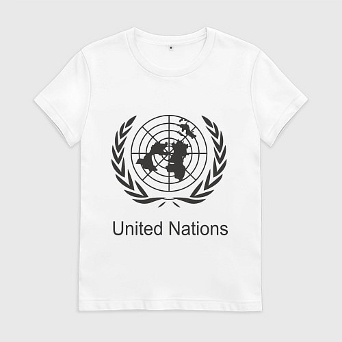 Женская футболка United Nation / Белый – фото 1