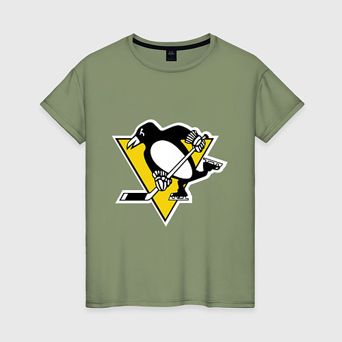 Женская футболка Pittsburgh Penguins / Авокадо – фото 1