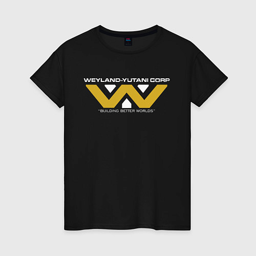 Женская футболка Weyland-Yutani / Черный – фото 1