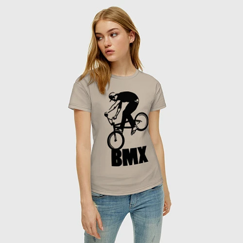 Женская футболка BMX 3 / Миндальный – фото 3