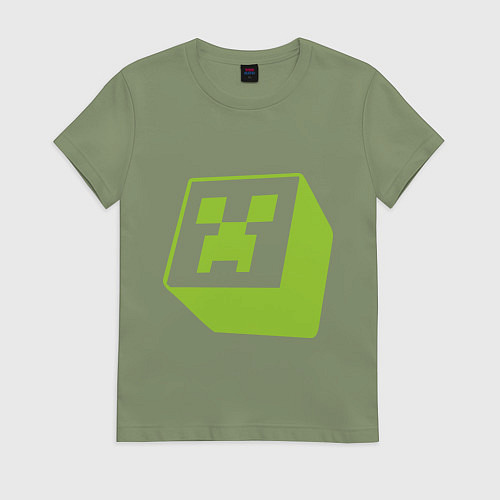 Женская футболка Green Creeper / Авокадо – фото 1