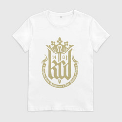 Футболка хлопковая женская Kingdom Come Deliverance, цвет: белый