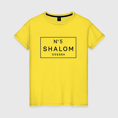 Женская футболка SHALOM / Желтый – фото 1