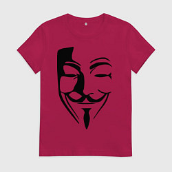Женская футболка Vendetta Mask