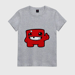 Женская футболка Super Meat Boy