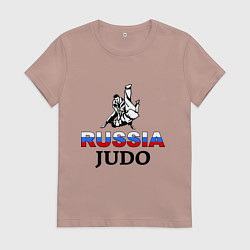 Женская футболка Russia judo