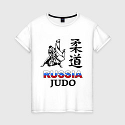 Женская футболка Russia Judo