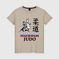 Женская футболка Russia Judo