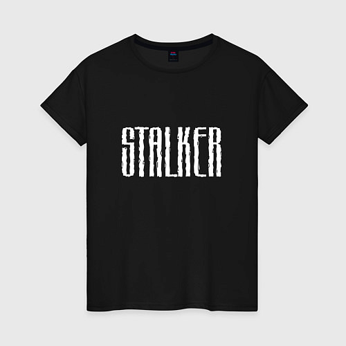 Женская футболка STALKER / Черный – фото 1