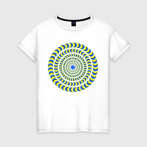 Женская футболка Психоделика полноцвет / Белый – фото 1