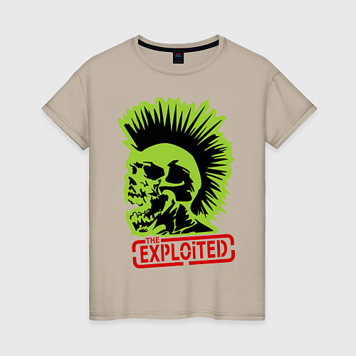 Женская футболка The Exploited / Миндальный – фото 1