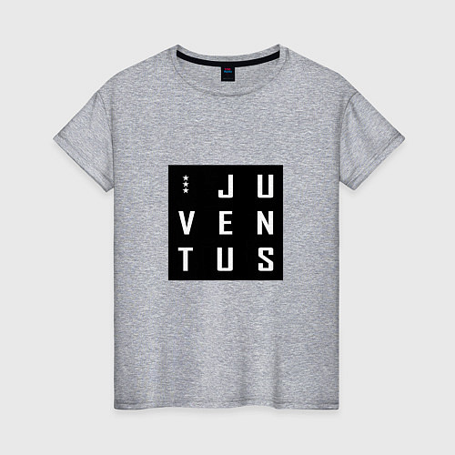 Женская футболка Juventus FC: Black Collection / Меланж – фото 1