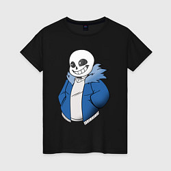 Женская футболка Sans