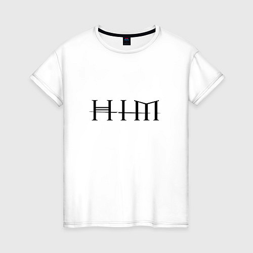 Женская футболка HIM / Белый – фото 1