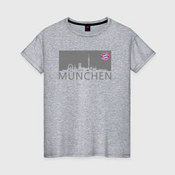 Женская футболка Bayern Munchen - Munchen City grey 2022