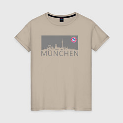 Женская футболка Bayern Munchen - Munchen City grey 2022