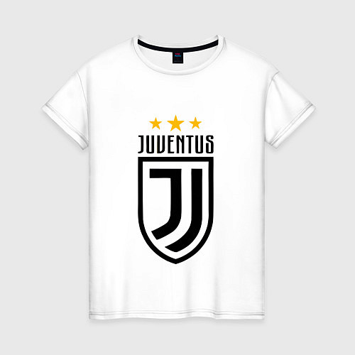 Женская футболка Juventus FC: 3 stars / Белый – фото 1