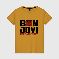 Женская футболка Bon Jovi: Nice day