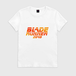 Футболка хлопковая женская Blade Runner 2049, цвет: белый