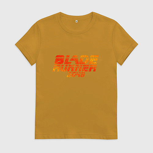 Женская футболка Blade Runner 2049 / Горчичный – фото 1