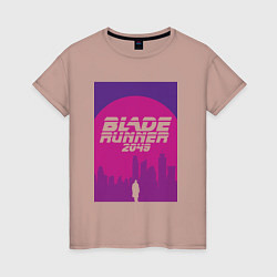 Женская футболка Blade Runner 2049: Purple