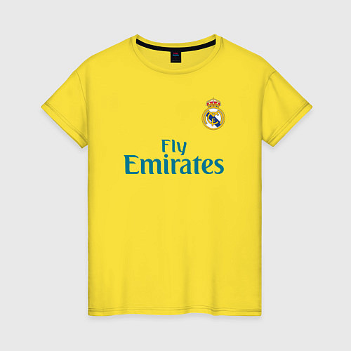 Женская футболка Real Madrid: Ronaldo 07 / Желтый – фото 1