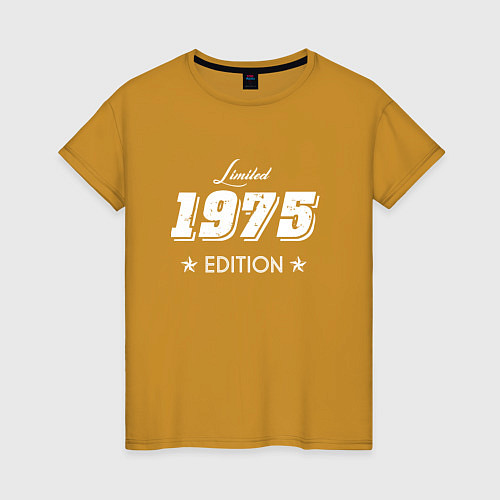 Женская футболка Limited Edition 1975 / Горчичный – фото 1