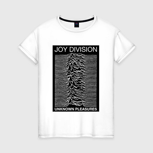 Женская футболка Joy Division: Unknown Pleasures / Белый – фото 1