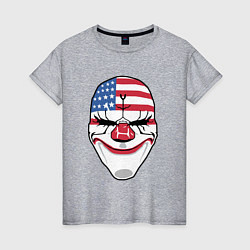 Футболка хлопковая женская American Mask, цвет: меланж