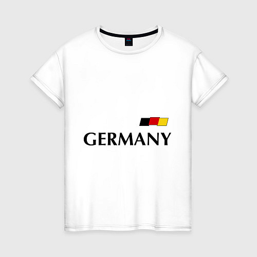Женская футболка Сборная Германии: 10 номер / Белый – фото 1