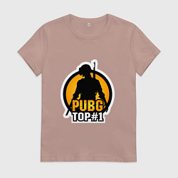 Женская футболка PUBG Top 1