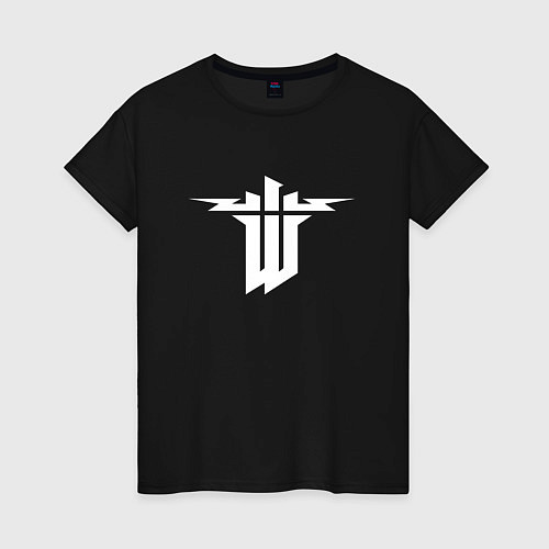 Женская футболка Wolfenstein / Черный – фото 1