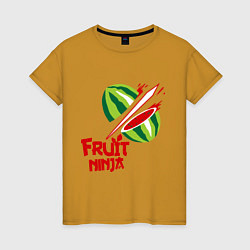 Женская футболка Fruit Ninja