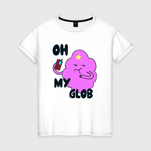 Женская футболка Oh My Glob / Белый – фото 1