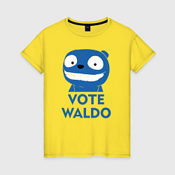 Женская футболка Vote Waldo