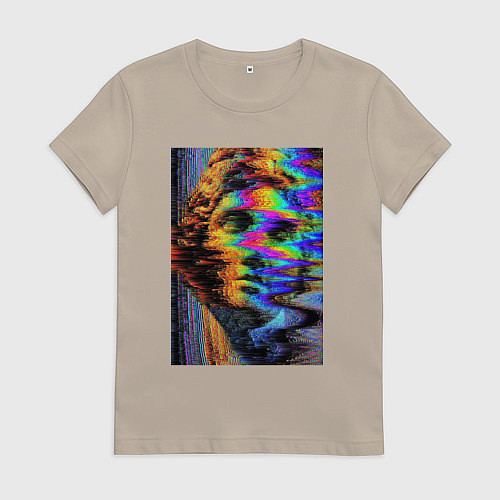 Женская футболка VHS David / Миндальный – фото 1