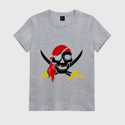Женская футболка Пиратская футболка