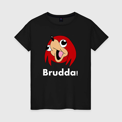 Женская футболка Brudda / Черный – фото 1