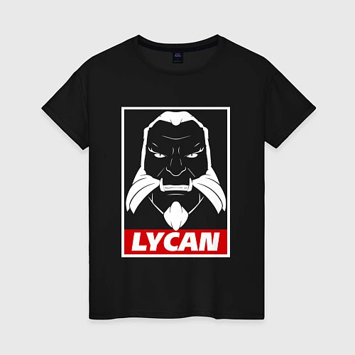 Женская футболка Lycan Poster / Черный – фото 1