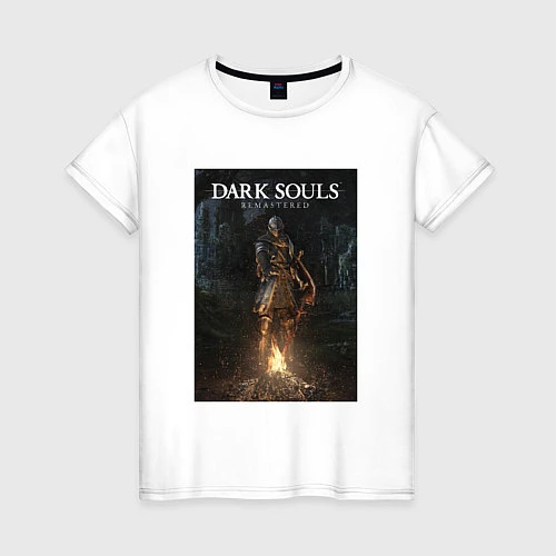 Женская футболка Dark Souls: Remastered / Белый – фото 1