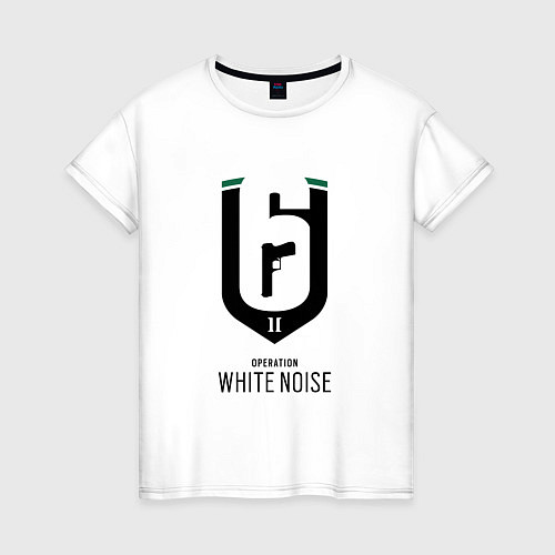 Женская футболка Operation White Noise / Белый – фото 1