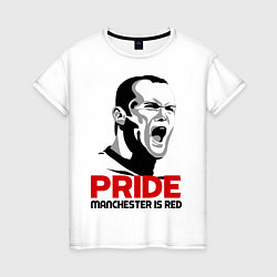 Футболка хлопковая женская Pride Rooney, цвет: белый