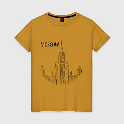 Женская футболка Moscow MSU