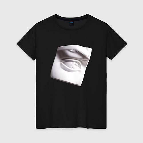 Женская футболка Глаз Давида / Черный – фото 1