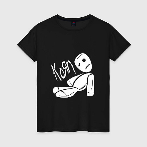 Женская футболка Korn Toy / Черный – фото 1