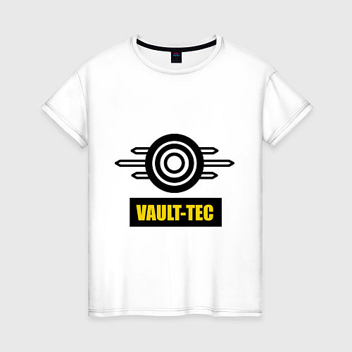 Женская футболка Vault-tec / Белый – фото 1