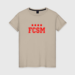 Женская футболка FCSM Club