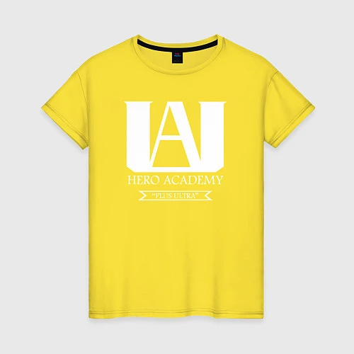 Женская футболка Hero Академия / Желтый – фото 1